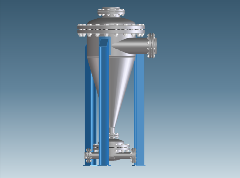 WMT_Hydrocyclone_inspectable_with_backwash_DN-200_03_assonometric_x