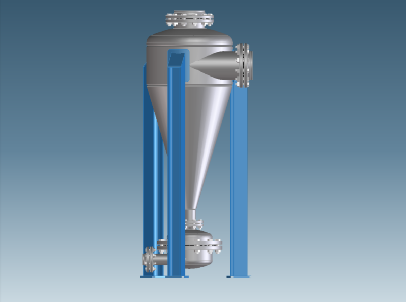 WMT_Hydrocyclone_with_accumulator_DN-200_03_assonometric_x