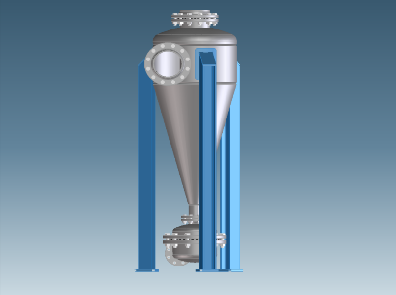 WMT_Hydrocyclone_with_accumulator_DN-200_05_assonometric_y